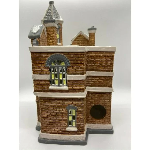 Dept 56 Snow Village - Jack's Corner Barber Shop